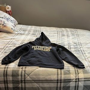 Large Boys Steelers hoodie.